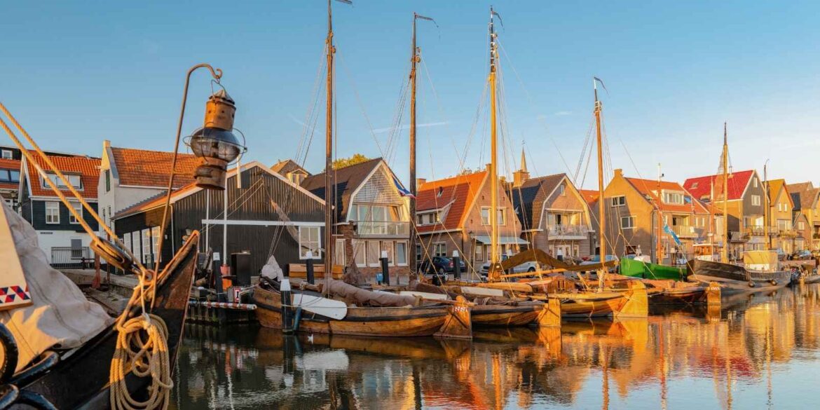 Vissersdorp Urk in Flevoland