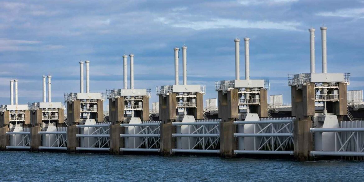 De Oosterschelderkering in Zeeland